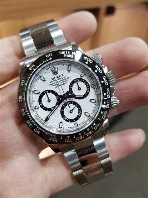 rolex cosmograph daytona 2018|Rolex daytona panda price chart.